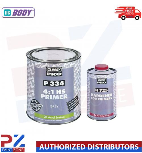 HB BODY ULTIMATE PRIMER KIT - ETCH SPECTRO PRIME PLASTIC, HIGH BUILD, XPRESS 5L